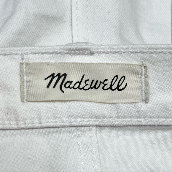 Madewell The High-Rise Slim Boyjean in Tile White Size 32 - Picture 8 of 14